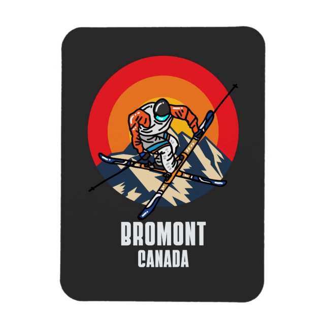 Bromont Ski Resort Quebec Kanada Magnet (Vertikal)