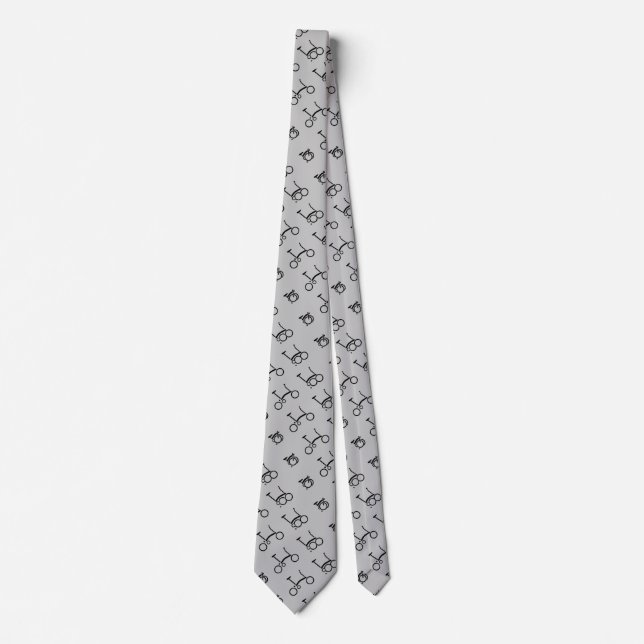 Brompton Bicycle Patterned Tie Slips (Framsida)