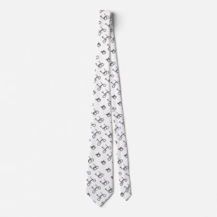 Brompton cykel mönstrad Tie Slips