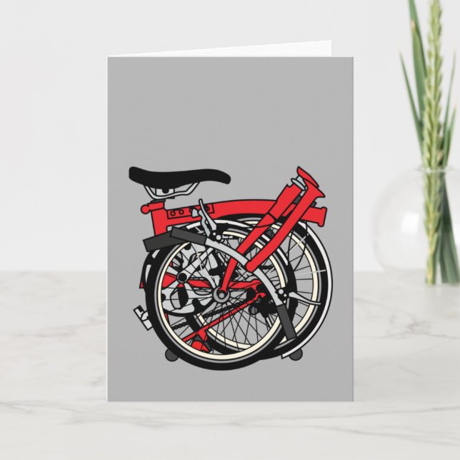 Brompton-cykeln har mappats kort (Framsida)