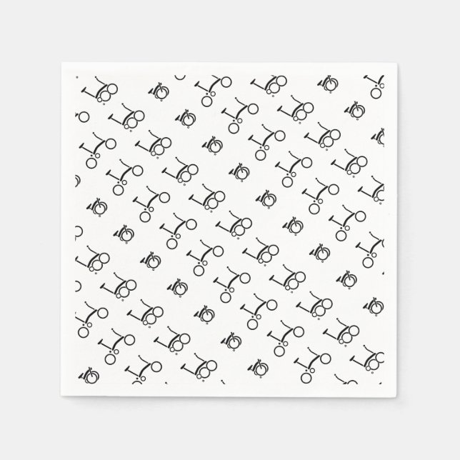 Brompton Folding Bike Bicycle Pappersservett (Framsidan)