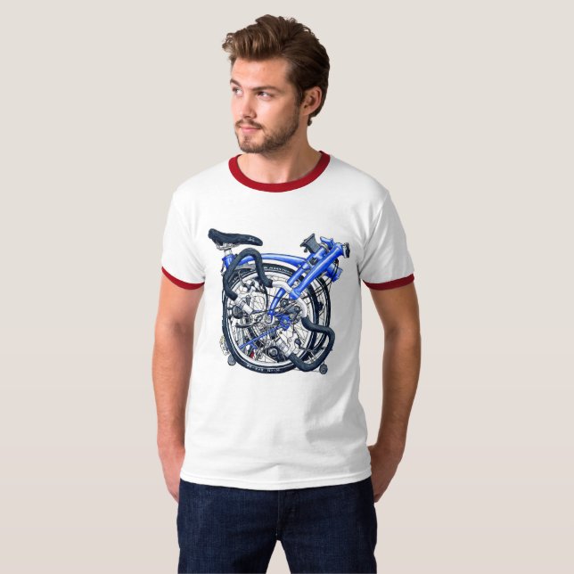 Brompton T-tröja Tee Shirt (Hel framsida)