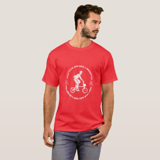 Brompton Tshirt, Behålla Lugn och Ride a Brompton T Shirt