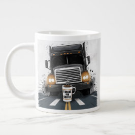 Broms för tema för kaffebryggare jumbo mugg