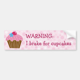 Bromsa för Cupcakes Bildsticker Bildekal