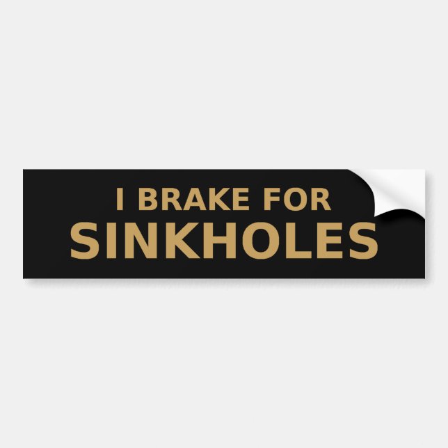 Bromsa för Sinkholesbildekal Bildekal (Framsidan)