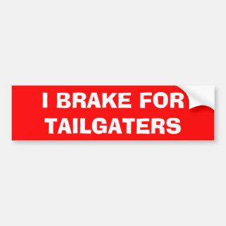 Bromsa för tailgaters bildekal