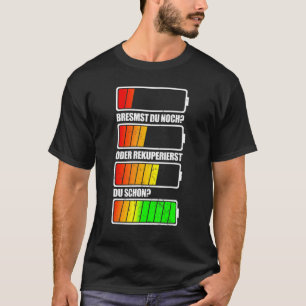 Bromsar eller återvinn elektriska bil för automati t shirt