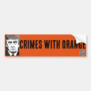 BROMSAR MED ORANGENS stötfångare Bildekal