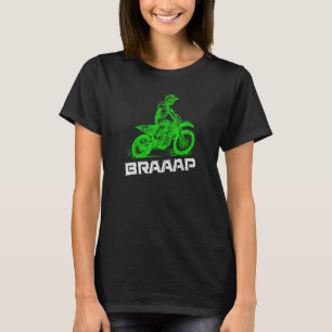 Bromsbroms 2 Stroke Skicka motocross Dirt Bike Gr T Shirt