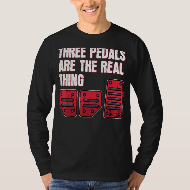 Bromsbromspedal Ca för Underbar Påstående T Shirt (Framsida)