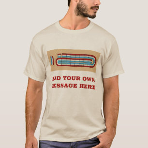 Bromsspelskort med din meddelandegrafik t shirt