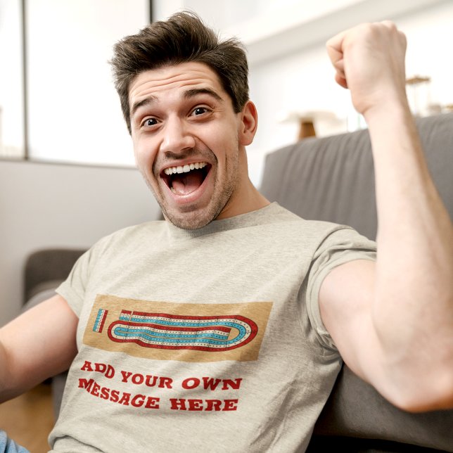 Bromsspelskort med din meddelandegrafik t shirt (Skapare uppladdad)
