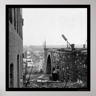 Bron 1865 i Richmond & Petersburg Poster