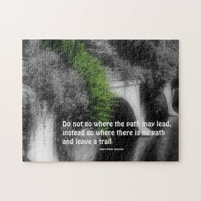 Bron är din egen inspirationskälla pussel (Horisontell)