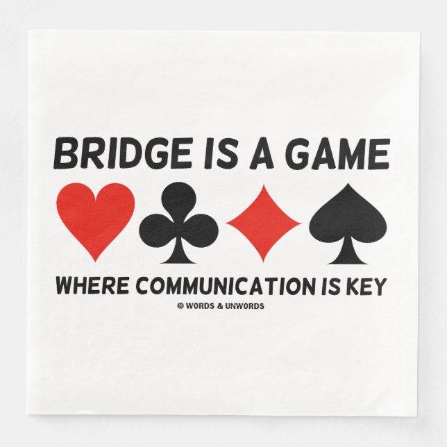 Bron är ett spel där kommunikationen är Nyckel Pappersservett (Framsida)