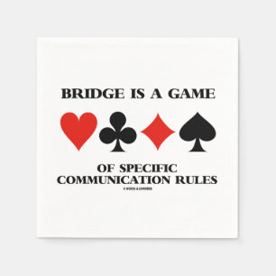 Bron är ett spel för specifik kommunikation Regler Pappersservett