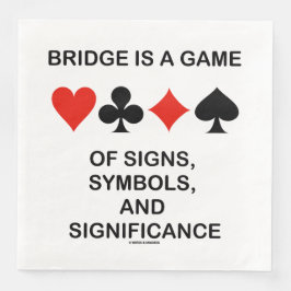 Bron är ett spel med symboler som är viktiga pappersservett