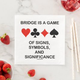 Bron är ett spel med symboler som är viktiga pappersservett
