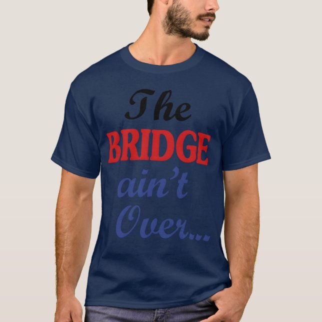 BRON är inte över retro T Shirt (Framsida)