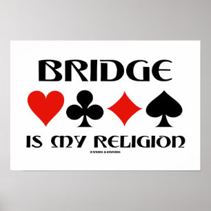 Bron är min religiösa Kostym med fyra kort Poster