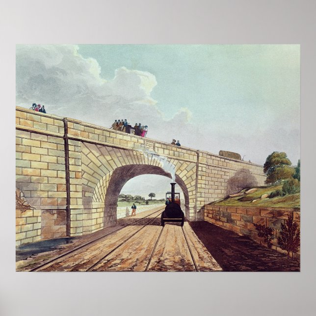 Bron från "Liverpool och Manchester Railway" Poster (Framsidan)
