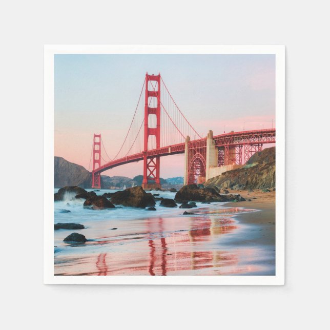 Bron Golden grind dekorativ kudde Pappersservett (Framsidan)