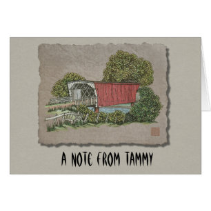 Bron i Älskare täckt OBS Kort