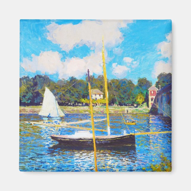 Bron i Argenteuil Claude Monet Magnet (Framsidan)