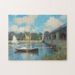 Bron i Argentina (1874) av Claude Monet Pussel<br><div class="desc">Bron i Argentina (1874) av Claude Monet.</div>