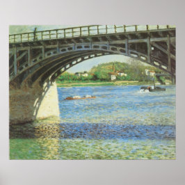 Bron i Argentina av Gustave Caillebotte Poster