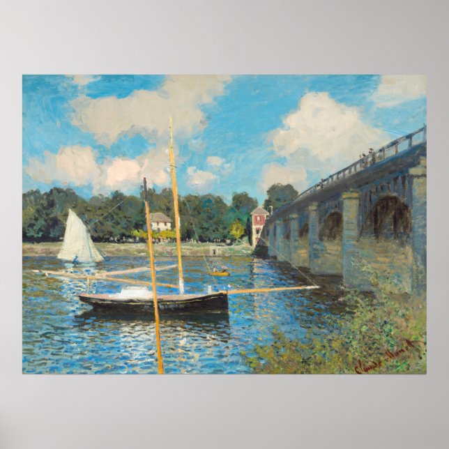 Bron i Argentina - Claude Monet Fine Art Poster (Framsidan)
