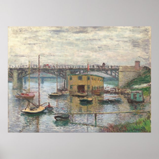 Bron i Argentina - Claude Monet Fine Art Poster (Framsidan)
