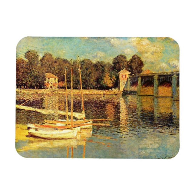 Bron i Argentina Claude Monet Magnet (Horisontell)