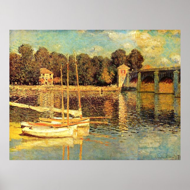 Bron i Argentina Claude Monet Poster (Framsidan)