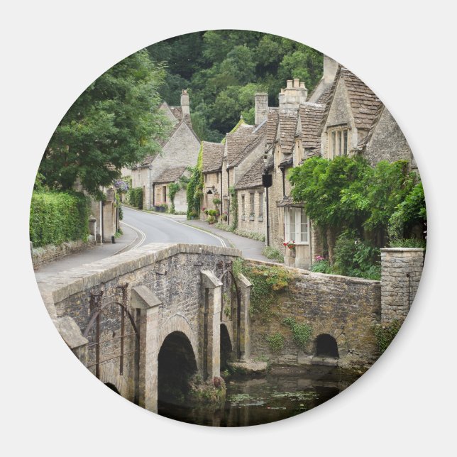 Bron i Castle Combe, Förenade kungarikets runda ma Magnet (Framsidan)