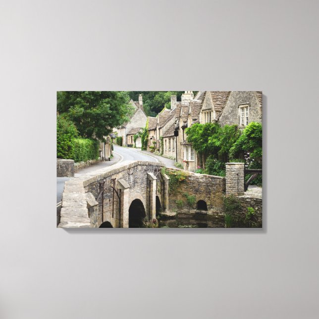 Bron i Castle Combe, UK canvas (Framsida)
