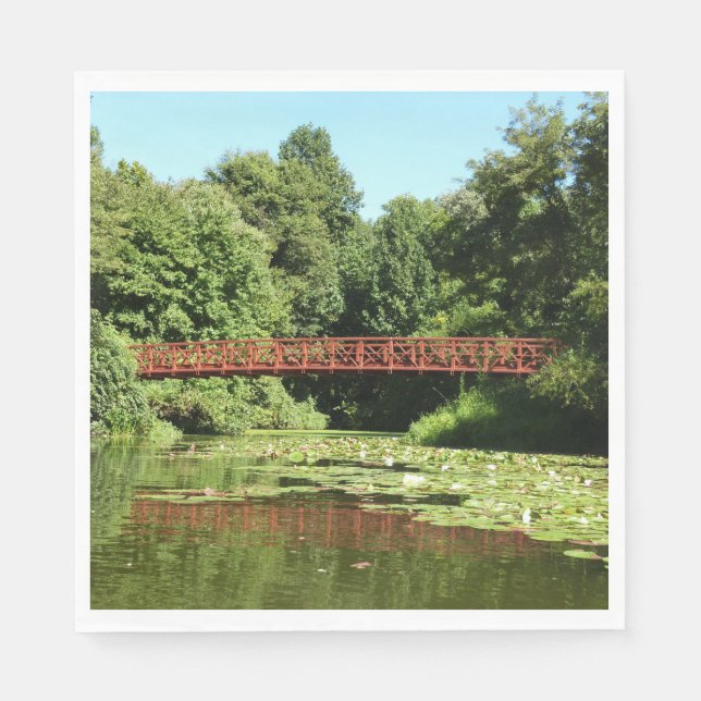 Bron i Centennial Sjö i Ellicott City Pappersservett (Framsidan)