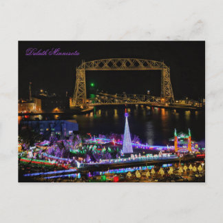 Bron i Hiss och Bentleyville Minnesota Vykort