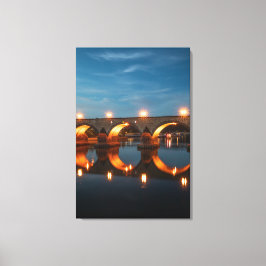 Bron i Koblenz Tyskland Canvastryck