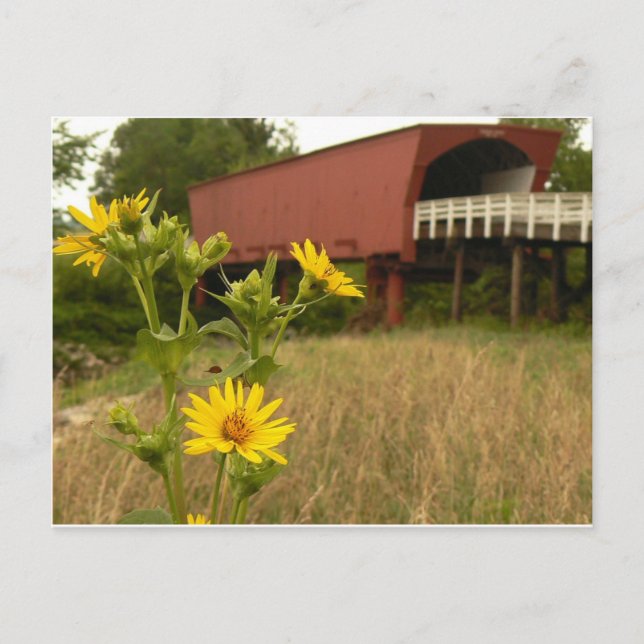 Bron i Madison County Vykort (Framsida)