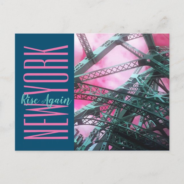 Bron i New York-Queensboro Vykort (Framsida)