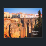 Bron i Ronda i Spanien Vykort<br><div class="desc">Spanska vykort av Helen A. Lisher.</div>
