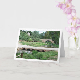 Bron i Ruta del Agua, Chelva, Valencia, Spanien Kort