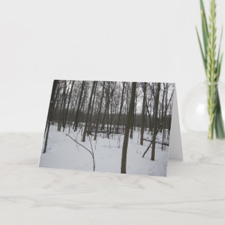 Bron i Snö Helgkort