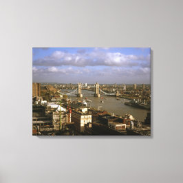 Bron i torn på 1990-talet canvastryck