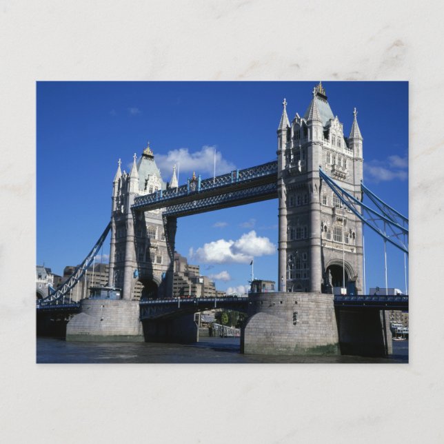 Bron i torn på 1990-talet vykort (Framsida)