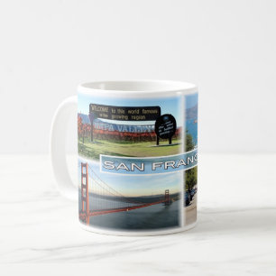 Bron i US San Francisco - Napa Valley Golden Grind Kaffemugg