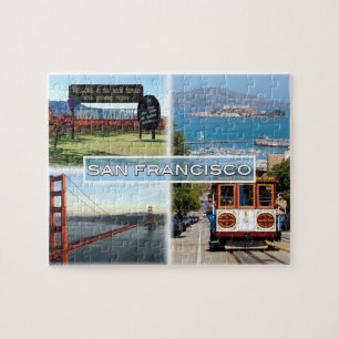 Bron i US San Francisco - Napa Valley Golden Grind Pussel