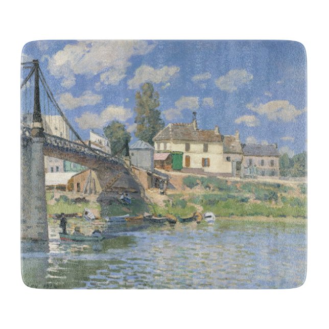 Bron i Villeneu av Sisley Impressionist Paint (Framsidan)